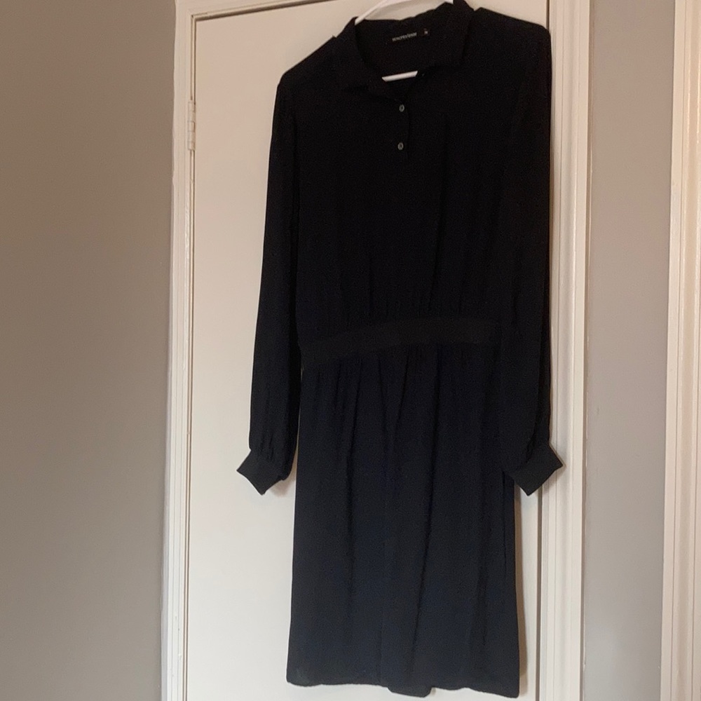 Over knees dress dark blu